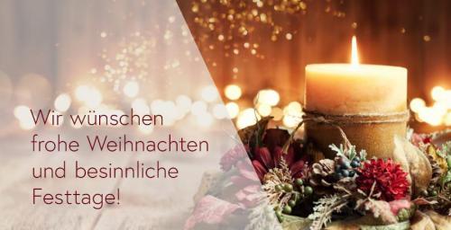 Frohe Weihnachten und besinnliche Festtage!